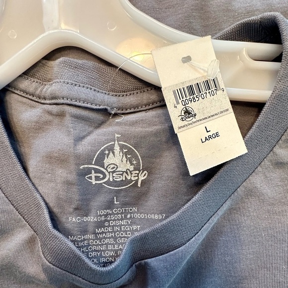 Men’s Disney Grey Mickey & Walt Disney Short Sleeve T-Shirt - Size L - NWT - Picture 4 of 4